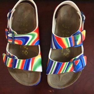 NWOT Multi color rare Birkenstocks
